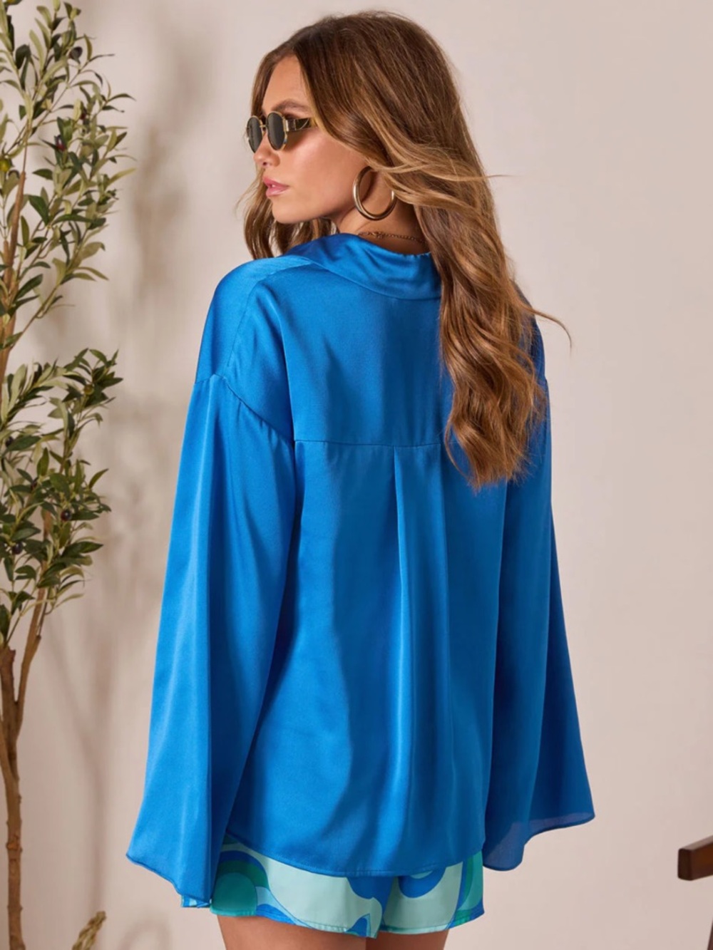 Marenna Long Sleeve Button Down Top - Picture 3 of 4
